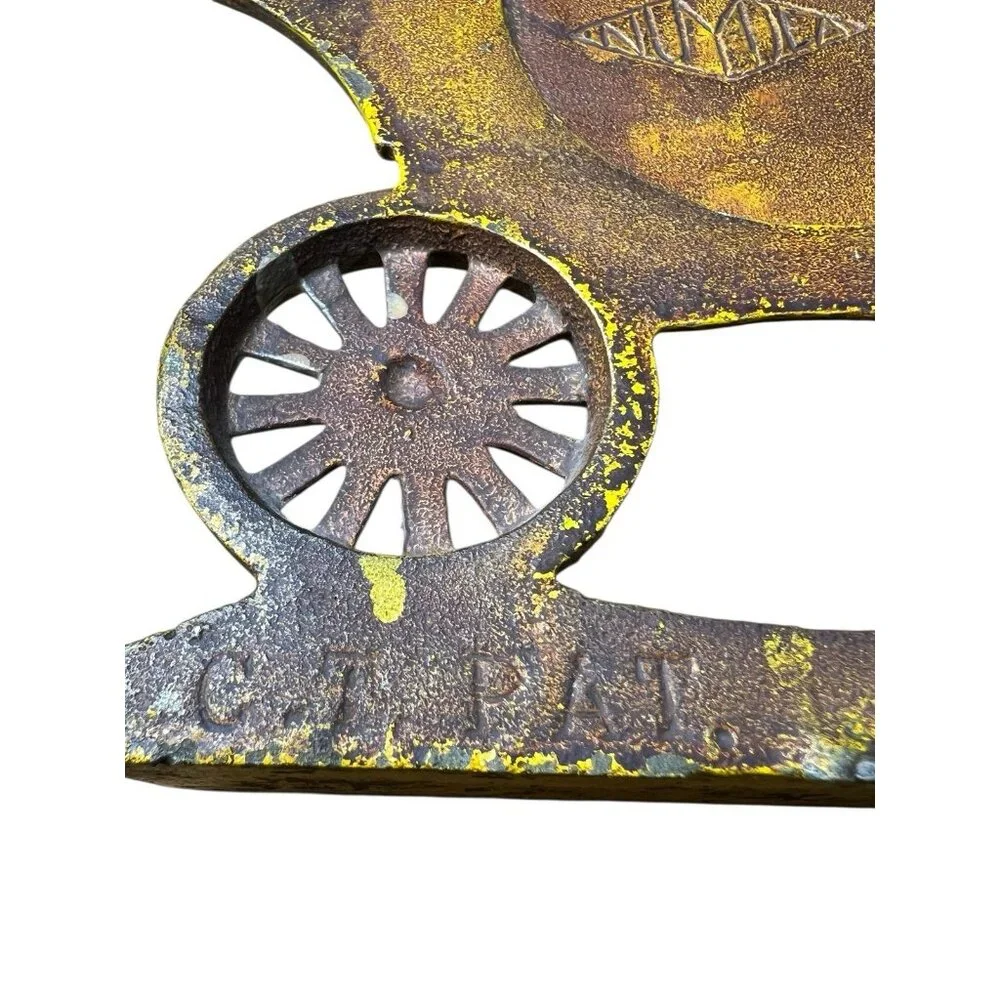 VTG‎  Nuydea Cast Iron Royal Mail Coach Door Stop / Bookend
